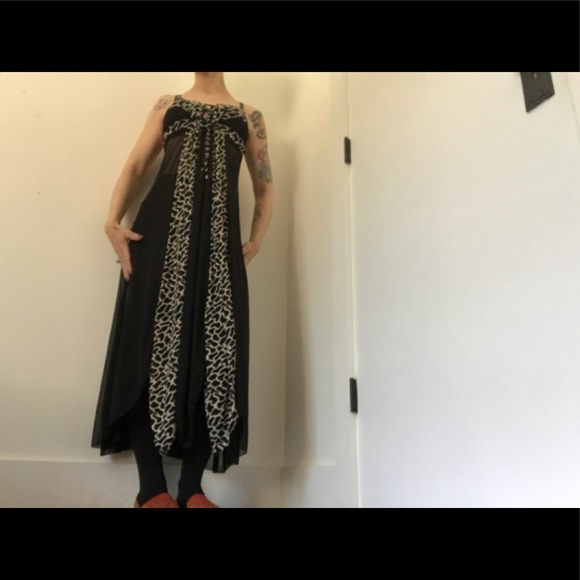 NWOT Sexy Maxi Safari Print Nighty Sheer - Picture 4 of 14